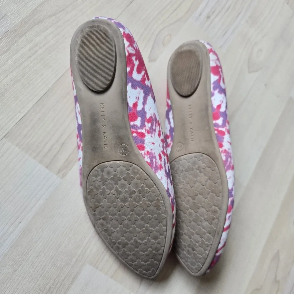 Kelly And Katie Decotis Ballet Floral Flats Size 6